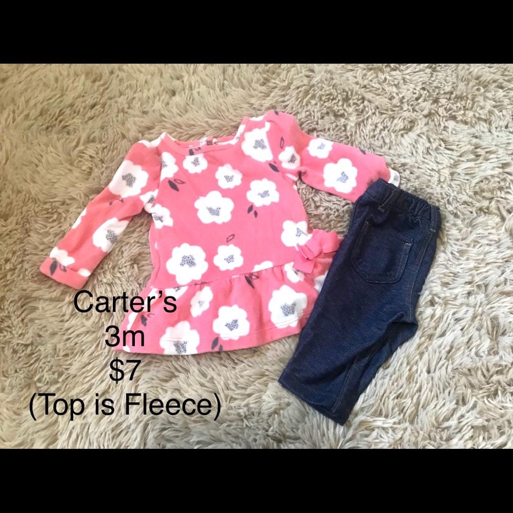 Carter’s Fleece top & Jeans